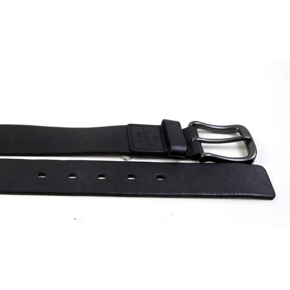 Fossil USA BLACK GENUINE LEATHER 1 1/2